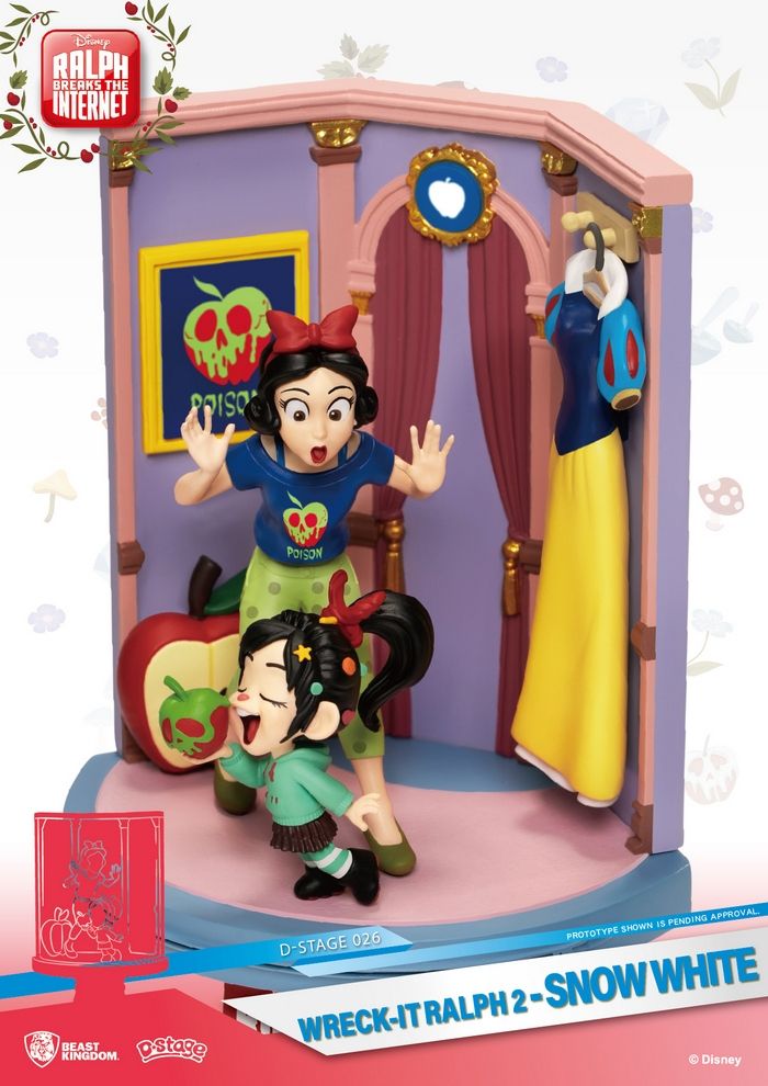 Beast Kingdom Snow White D-Stage Series Statue - Hand-Painted Disney Princess Diorama