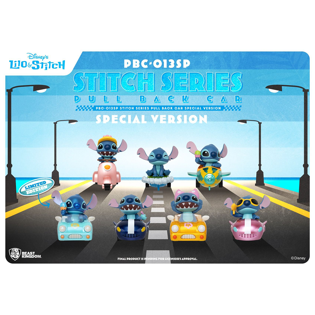 Stitch Series セット STITCH SERIES PULL BACK CAR SPECIAL VERSION BLIND BOX SET(6PCS