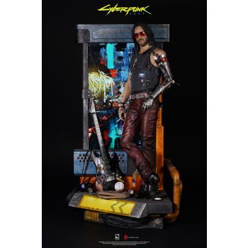 CYBERPUNK 2077 JOHNNY SILVERHAND STATUE