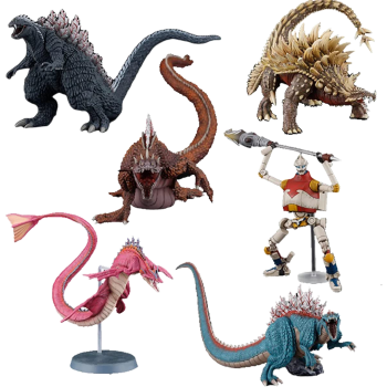 GODZILLA SINGULAR POINT HYPER MODELING SERIES (6pcs set)