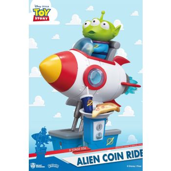 DISNEY PIXAR D-STAGE TOY STORY ALIEN COIN RIDE