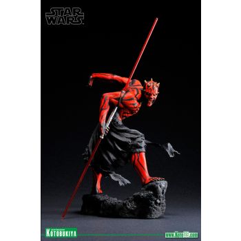 STAR WARS DARTH MAUL JAPANESE UKIYO-E STYLE ARTFX STATUE - RE RELEASE (2020)