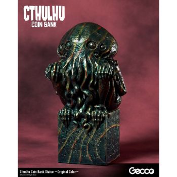 CTHULHU COIN BANK STATUE ORIGINAL COLOR