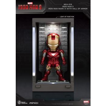 IRON MAN 3: IRON MAN MARK VI WITH HALL OF ARMOR