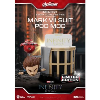 MEA-058 The Infinity Saga Stark Tower Series Tony Stark & Mark VII Suit Pod Mod