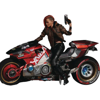 CYBERPUNK 2077l 1:6  SCALE V GUY OR GIRL + MOTORCYCLE