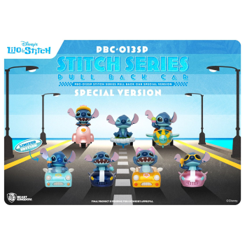 STITCH SERIES PULL BACK CAR SPECIAL VERSION BLIND BOX SET(6PCS)