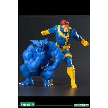 MARVEL UNIVERSE X-MEN &#039;92 CYCLOPS & BEAST TWO PACK ARTFX+