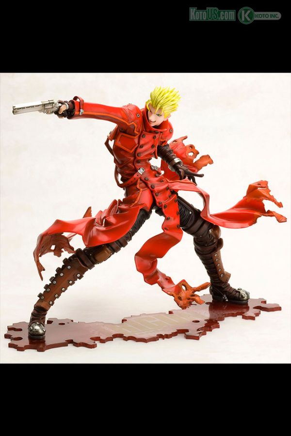 TRIGUN BADLANDS RUMBLE ARTFX J VASH THE STAMPEDE RENEWAL PACKAGE VER.