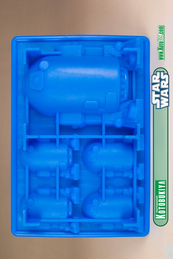 Star Wars Ice Cube Tray for R2-D2 and Han Solo in Carbonite