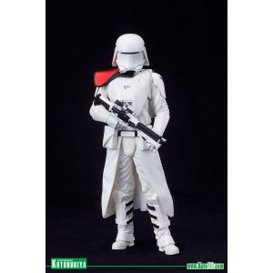 STAR WARS FIRST ORDER SNOWTROOPER &amp; FLAMETROOPER TWO PACK THE FORCE AWAKENS ARTFX+