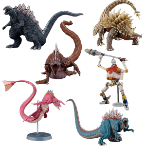 GODZILLA SINGULAR POINT HYPER MODELING SERIES (6pcs set)