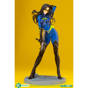 G.I. JOE BARONESS 25th-ANNIVERSARY BLUE-COLOR BISHOUJO-STATUE