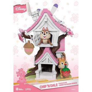 DISNEY D-STAGE CHIP 'N' DALE TREEHOUSE CHERRY BLOSSOM VERSION 