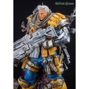 MARVEL UNIVERSE CABLE FINE ART STATUE SIGNATURE SERIES FEAT. THE KUCHAREK BROTHERS