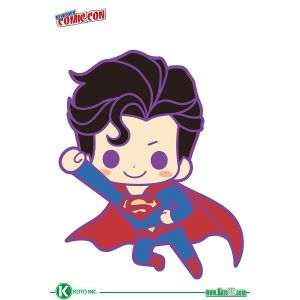 DC COMICS - SUPERMAN RUBBER CHARM WITH LANYARD - NYCC 2018 LIMITED EDITION