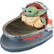 GROGU SOLAR-POWERED DASHBOARD WAVER