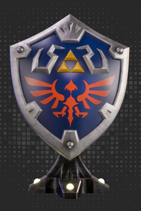 BERONAGE The Legend of Zelda Zerbino Shield 50 x 70 cm, con base antiscivolo in PVC, per interni ed esterni, facile da pulire