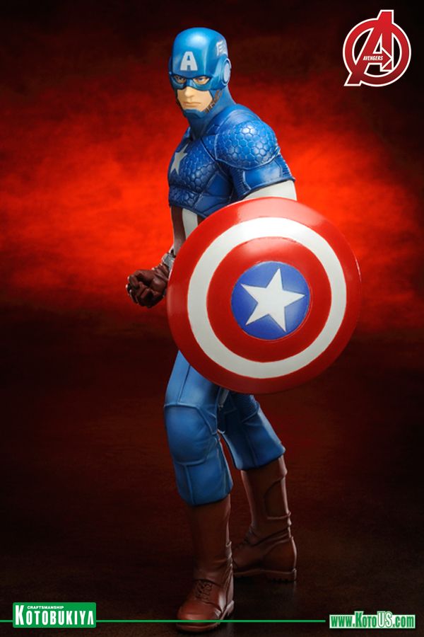コトブキヤ AVENGERS MARVEL NOW! ARTFX+ AVENGERS キャプテンアメリカ MARVEL NOW! 1/10スケール PVC製 塗装済み完成品フィギュア MARVEL COMICS CAPTAIN AMERICA MARVEL NOW! ARTFX+ - Kotous Store