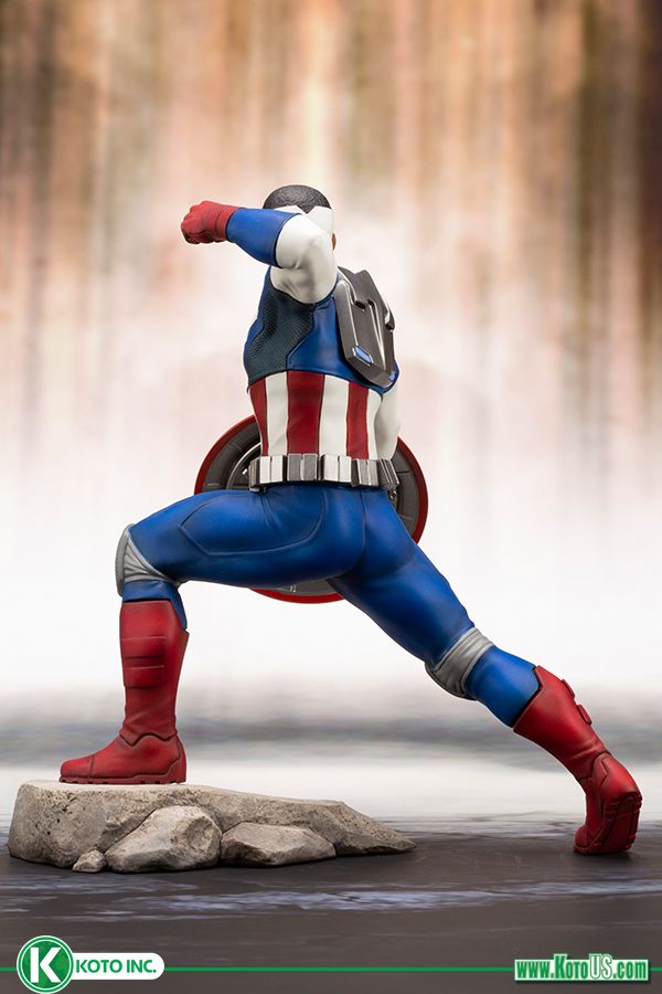 Marvel Captain America (Sam Wilson) Child's Costume - Value Size Small - View #6