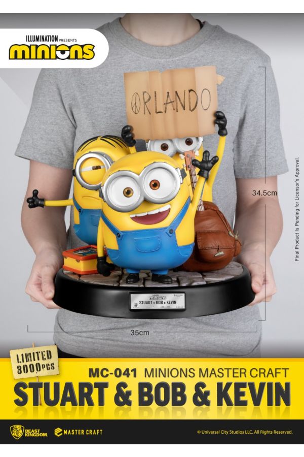 MINIONS MASTER CRAFT STUART & BOB & KEVIN - Kotous Store