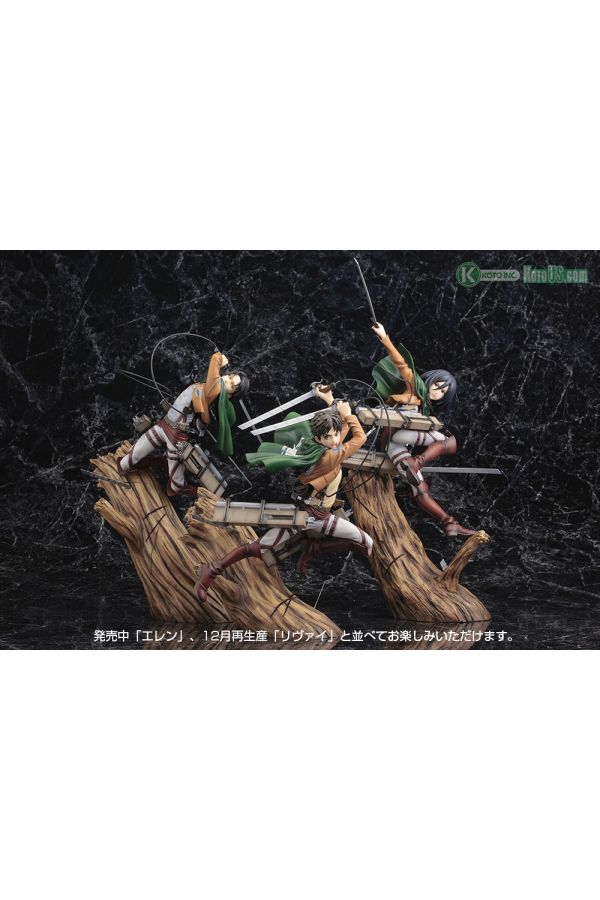 ATTACK ON TITAN_ARTFX J MIKASA ACKERMAN RENEWAL PACKAGE VER