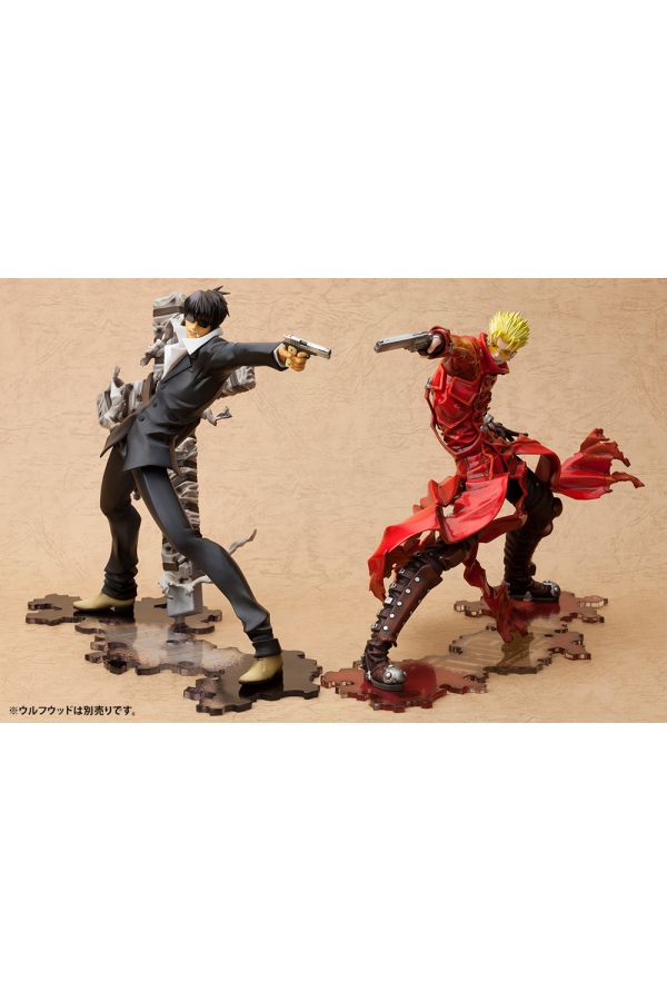 TRIGUN BADLANDS RUMBLE ARTFX J VASH THE STAMPEDE RENEWAL PACKAGE