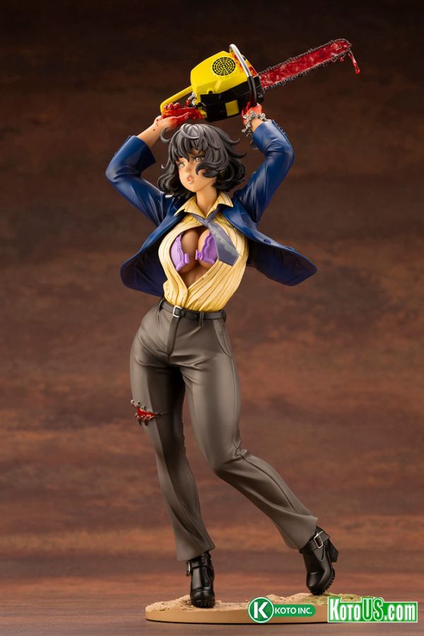 その他 LEATHERFACE BISHOUJO STATUE THE TEXAS CHAINSAW MASSACRE LEATHERFACE CHAINSAW DANCE