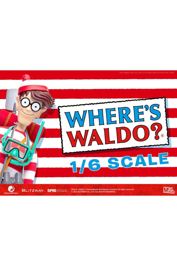 Waldo 1/6th Scale Action Figure Where's Waldo?, 5Pro Studio